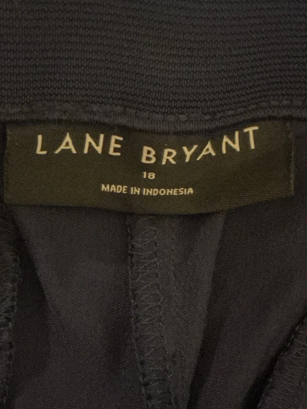 Lane Bryant Navy Blue Cropped Ankle Pants Plus Size 18